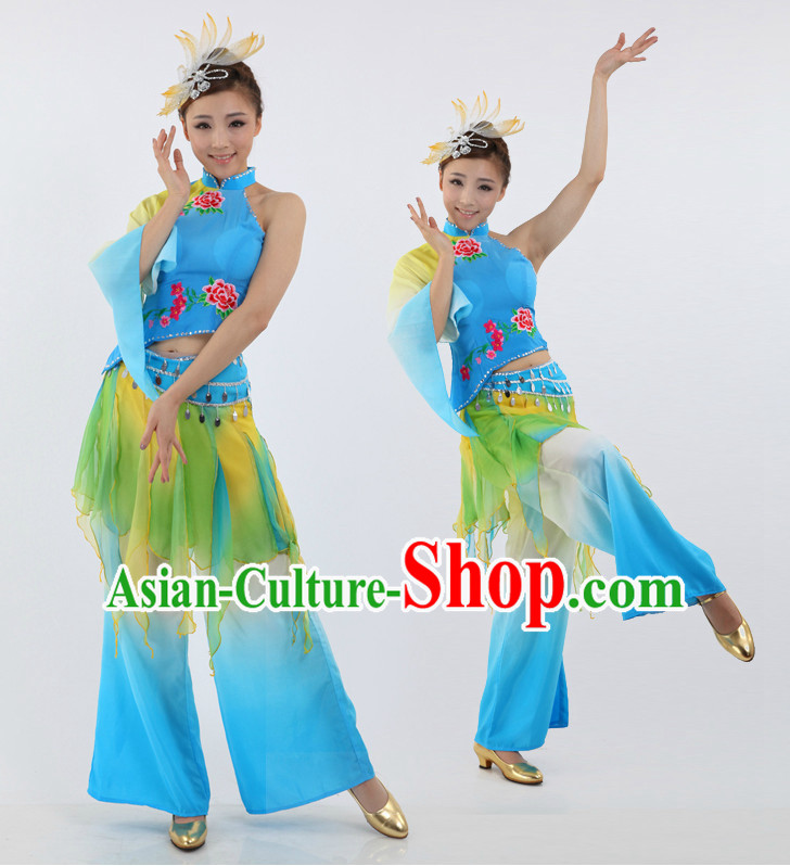 Chinese Traditional Yangge Dancing Costumes Discount Dance Dostumes Discount Dance Supply for Women