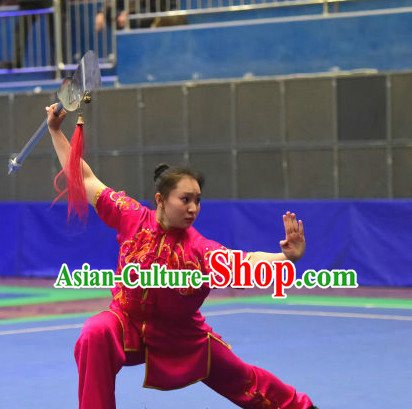 Top Kung Fu Broadsword Uniforms Martial Arts Training Uniform Gongfu Clothing Wing Chun Costume Shaolin Clothes Karate Suit for Women