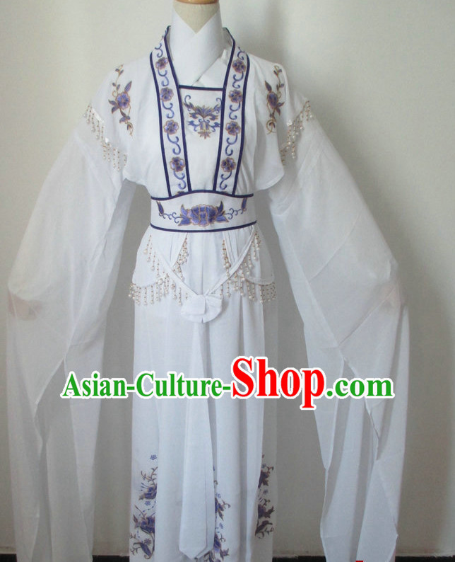 Chinese Classical Long Sleeve Dance Costume Dance Supply Dance Apparel Theatrical Costumes Complete Set for Women