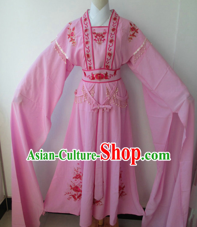 Chinese Opera Costumes Classical Water Dance Costume Dance Supply Dance Apparel Theatrical Costumes Complete Set for Women