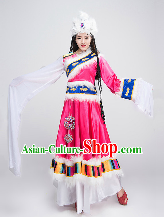 Traditional Chinese Mongolian Dance Costumes for Competition