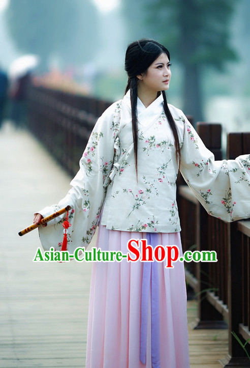 Chinese Ming Dynasty Traditional Plus Size Dress Summer Dresses