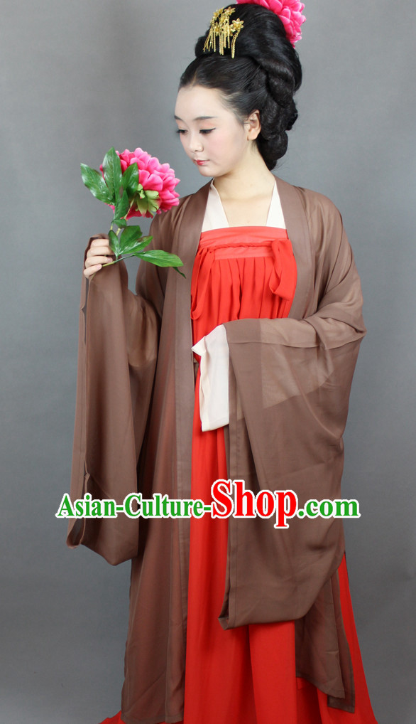 Chinese Hanfu Suit Summer Dresses for Women