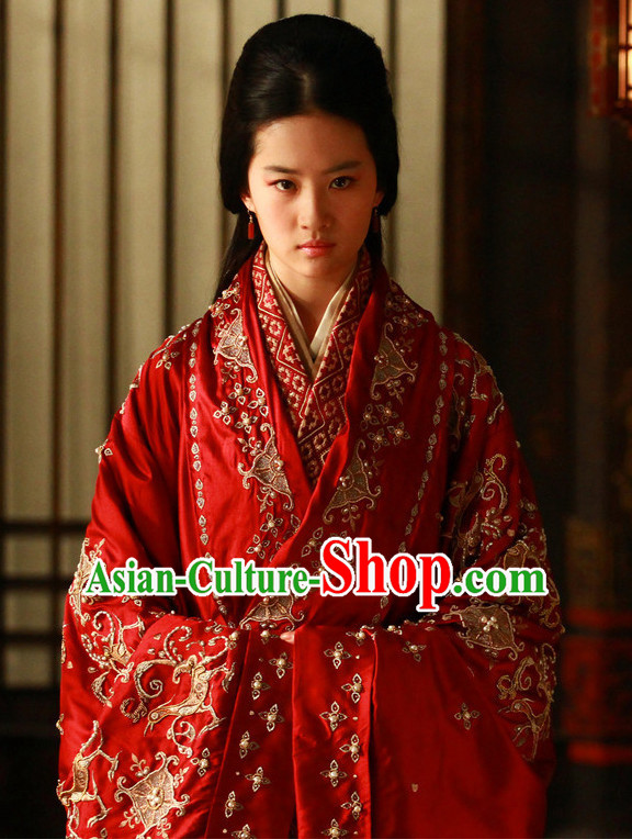 Ancient Chinese Princess Wedding Dress for Girls