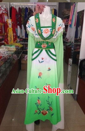 Long Sleeve Chinese Opera Hua Dan Costumes Complete Set for Women