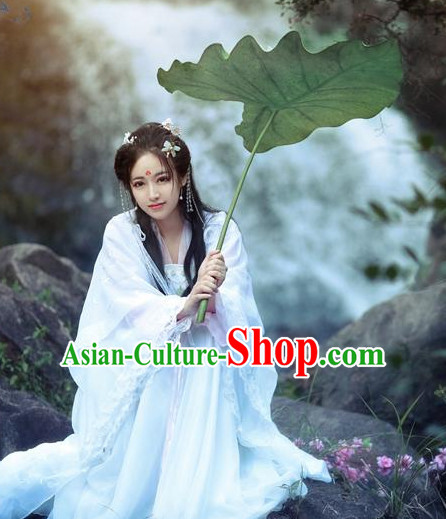 Chinese Classical White Fairy Dress for Women