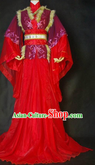 Chinese Style Red Dress for Women