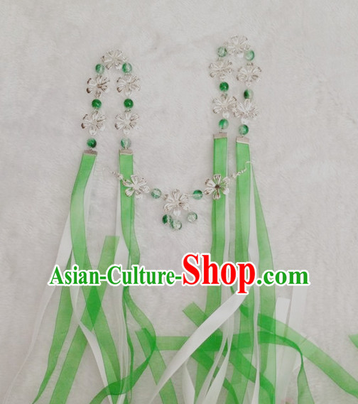 Chinese Style Handmade Earrings with Tassels