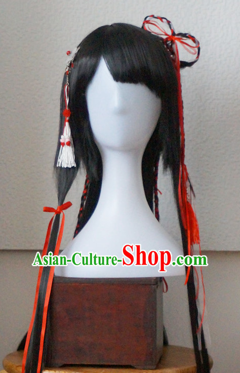 Chinese Ancient Style Noblewomen Wigs and Hair Accessories