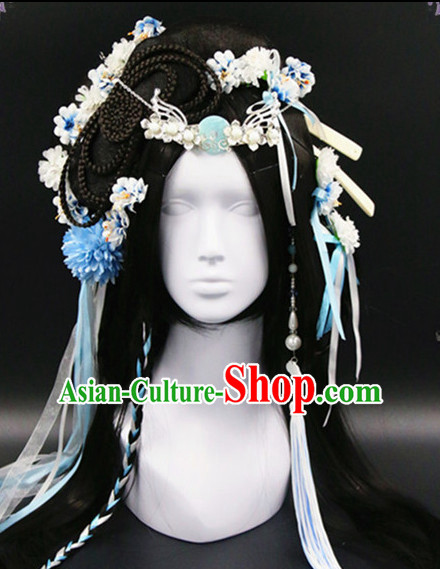 Chinese Traditional Handmade Empress Flower Hair Accessories Set