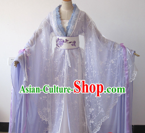Chinese Ancient Empress Hanfu Outfit for Women with Long Tail