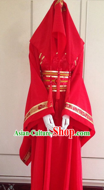 Chinese Classical Wedding Garment Complete Set for Brides