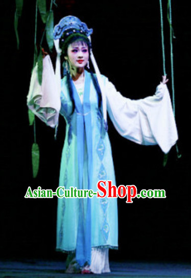 Asian Chinese Traditional Dress Theatrical Costumes Ancient Chinese Clothing Nun Uniforms Costumes
