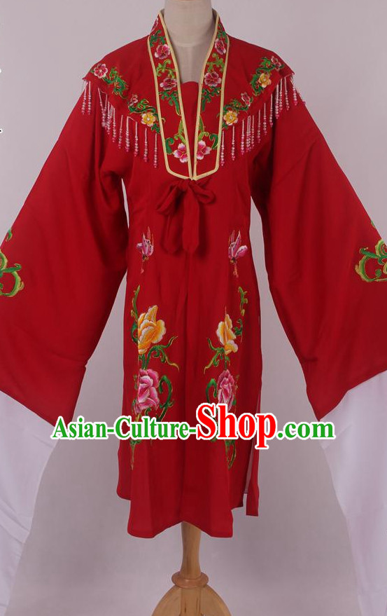 Chinese Traditional Oriental Clothing Theatrical Costumes Long Water Sleeves Opera Costumes