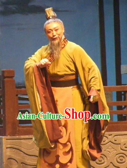 Chinese Traditional Dresses Theatrical Costumes Ancient Chinese Hanfu Prime Minister Costumes and Coronet