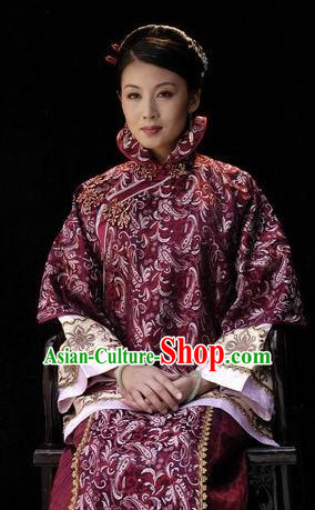 Chinese Traditional Dresses Theatrical Costumes Ancient Chinese Hanfu Noblewoman Mandarin Clothes