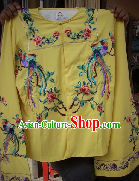 Ancient Chinese Beijing Opera Phoenix Embroidery Shirt