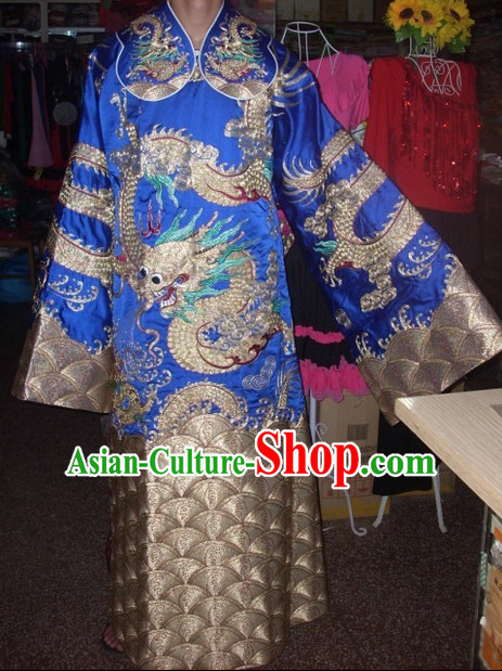 Traditional Ancient Chinese Beijing Opera Dragon Robes