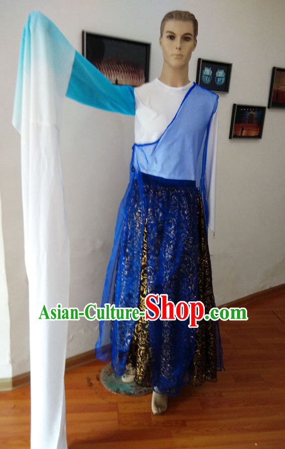 Chinese Long Sleeve Dancewear Costumes Complete Set for Men