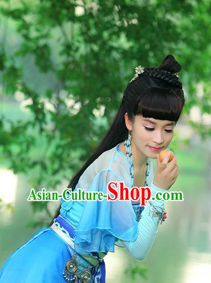 Chinese Ancient Swordwoman Outfits and Hair Accessories for Women