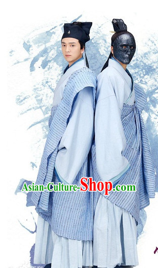 Chinese Hanfu Asian Fashion Japanese Fashion Plus Size Dresses Vntage Dresses Traditional Clothing Asian Costumes Hua Qian Hanfu Shu Shan Schcool Costume for Men