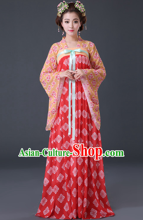 Chinese Hanfu Asian Fashion Japanese Fashion Plus Size Dresses Traditional Clothing Asian Palace Lady Costumes and Hair Accessories