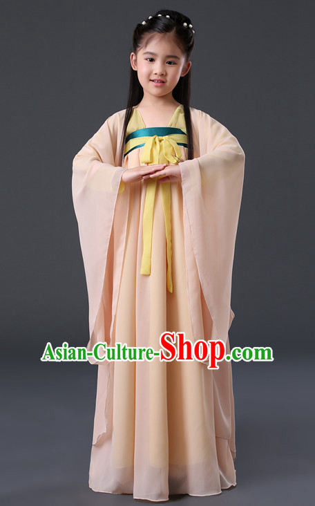Chinese Hanfu Asian Fashion Japanese Fashion Plus Size Dresses Traditional Clothing Asian Hanfu Skirt for Kids