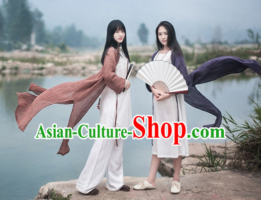 Chinese Traditional Mandarin Long Robe for Women