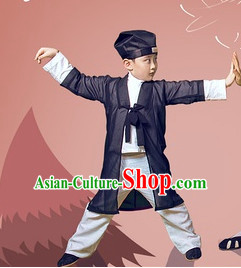 Traditional Chinese Taoist Uniform Complete Set for Kids