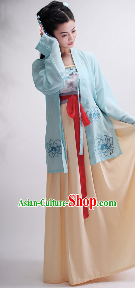 Ancient Chinese Hanfu Suit Complete Set for Women