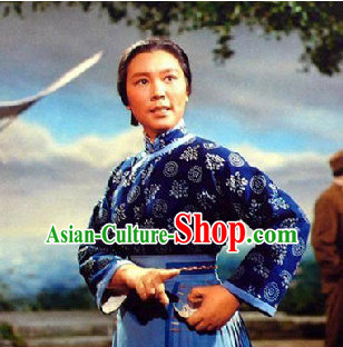 Hong Deng Ji Chinese Farmer Costumes for Women