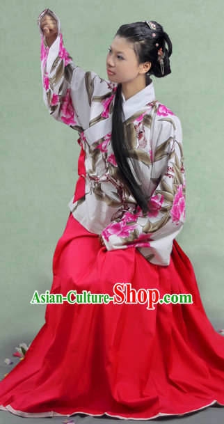 China Ancient Hanfu Cultural Garment Dresses