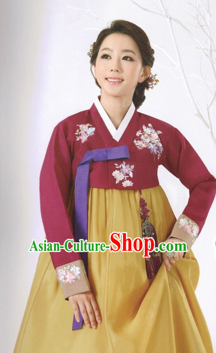 Korean Fashion Hanbok aonline Shopping nd Hair Accessories Complete Set for Ladies