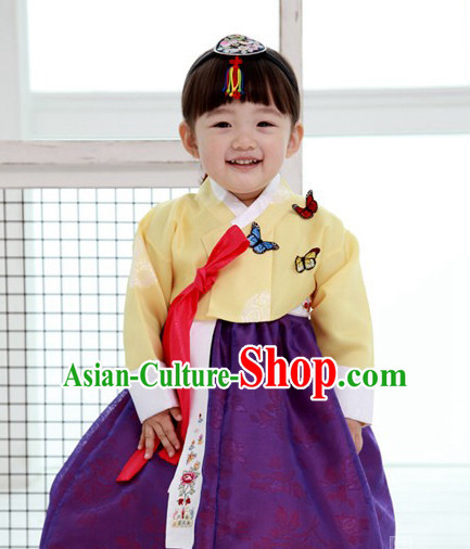 Korean Traditional Hanbok Dress for Little Girls