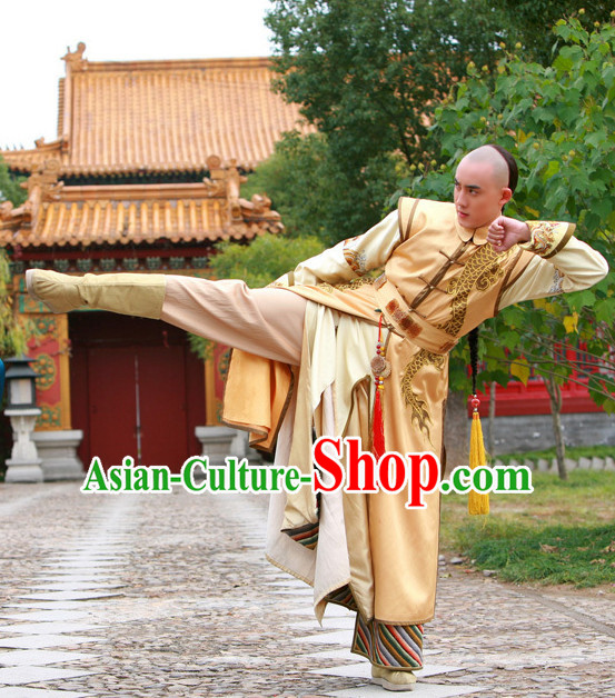 Qing Palace Prince Long Robes Clothing Complete Set