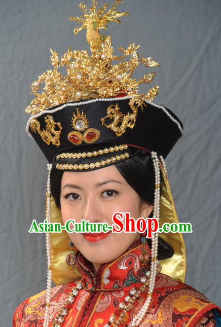 Chinese Ancient Imperial Empress Wedding Phoenix Hat