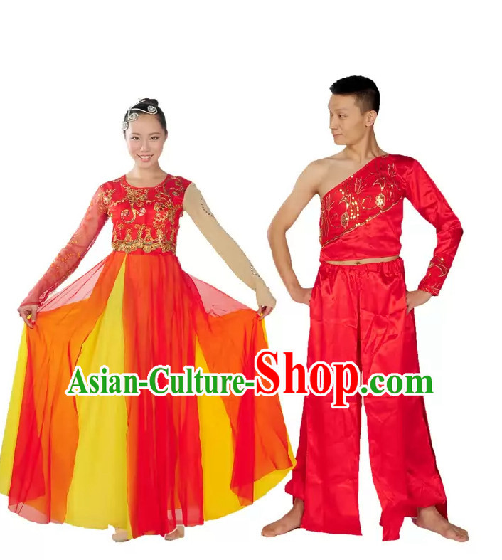 China Folk Dance Wear and Headdpieces for Women