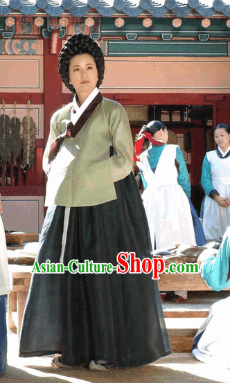 Ancient Korea Palace Service People in Charge Hanbok