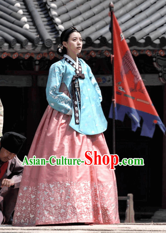 Ancient Korean Princess Hanbok Clothes for Women