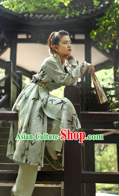 Ancient Chinese Style Bamboo Halloween Costumes Plus Size Costume online Shopping