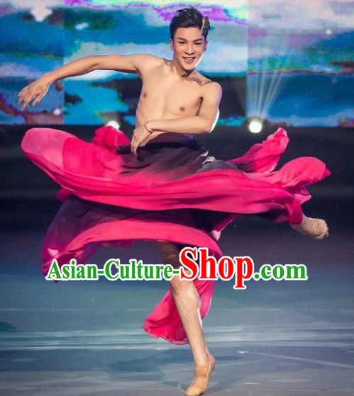 Chinese Competition Dance Clothes Costume Uniforms for Men