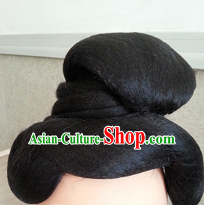 Tang Dynasty Chinese Traditional Hair extensions Wigs Fascinators Toupee Hair Pieces Full Wigs