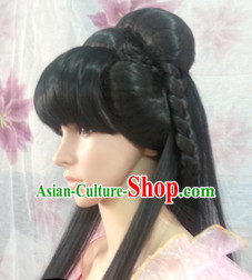 Ancient Chinese Traditional Hair extensions Wigs Fascinators Toupee Hair Pieces for Women
