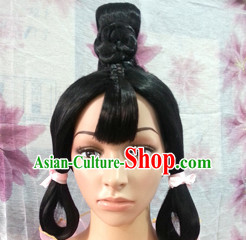 Chinese Ancient Hair extensions Wigs Fascinators Toupee Hair Pieces Long Wigs for Girls