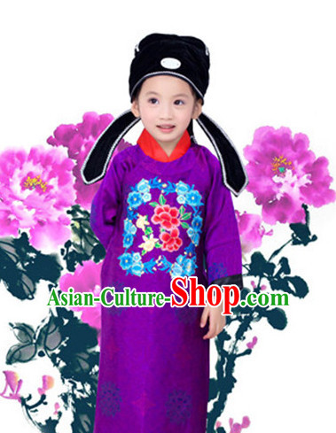 Tang Dynasty Clothing and Hat for Kids