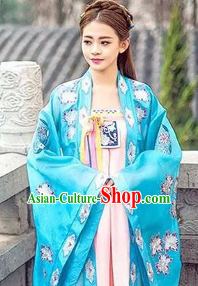 Blue Empress Hanfu Clothing for Women