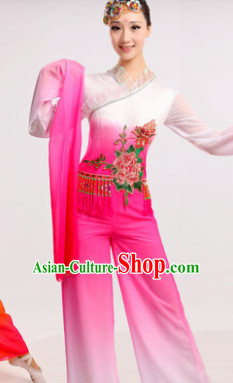 Chinese Ribbon Dance Costume Dancewear Discount Dane Supply Clubwear Dance Wear China Wholesale Dance Clothes for Women