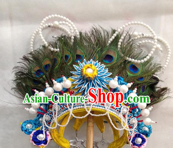 Ancient Chinese Opera Cantonese Opera Emperor Peacock Hat