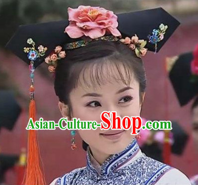 Qing Dynasty Palace Lady Manchu Hair Accessories