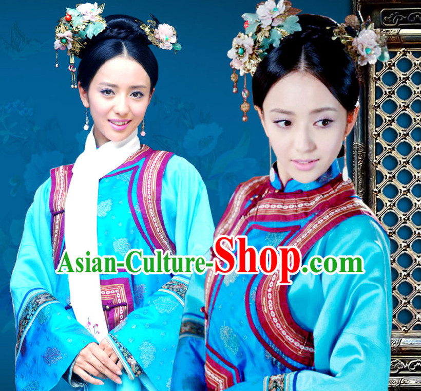 Qing Dynasty Princess Hair Jewelry Hairpins Hair Accessories